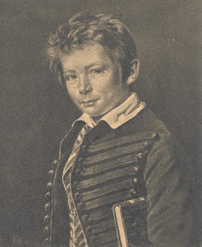 Otto von Bismarck mit elf Jahren