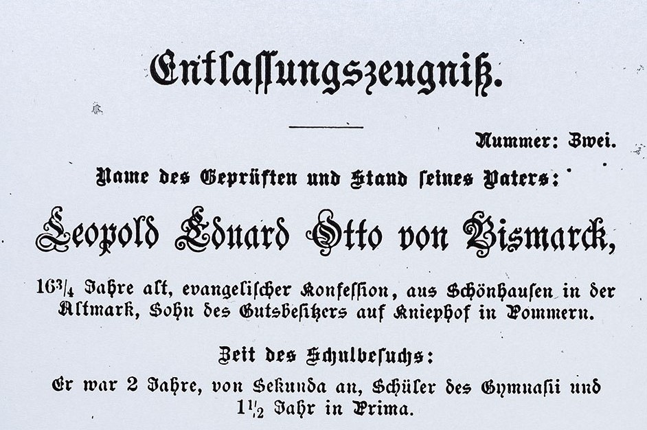 Bismarck high school diploma 1st class