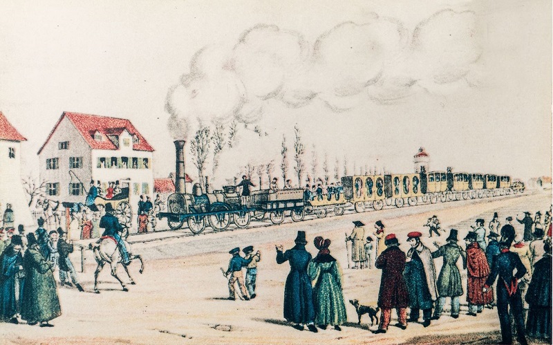 Nuremberg Fuerth railway 1835 1