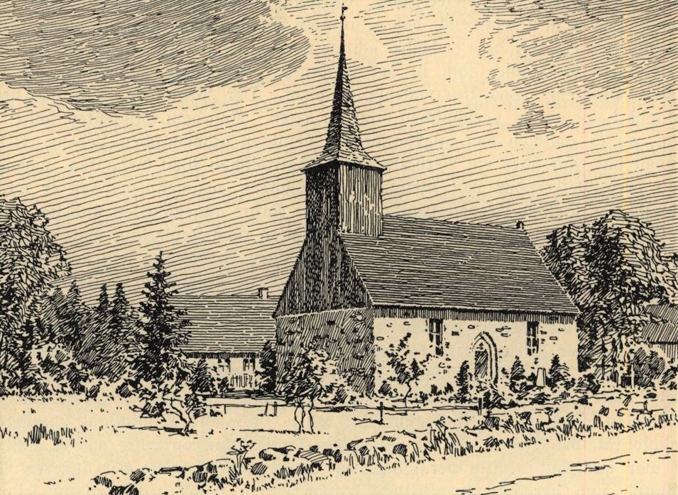 Jarchlin Kirche und Pfarre 1839