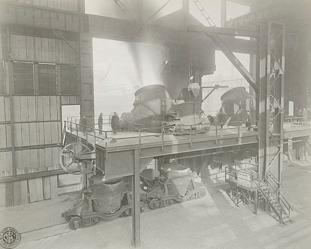 Industrias de Guerra Metales Acero General Bessemer Convertidores Illinois Steel Company a