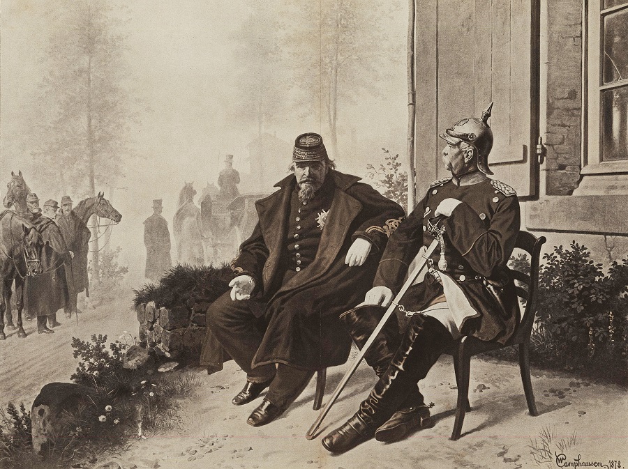 Bismarck Napolein am Morgen nach Sedan 1870
