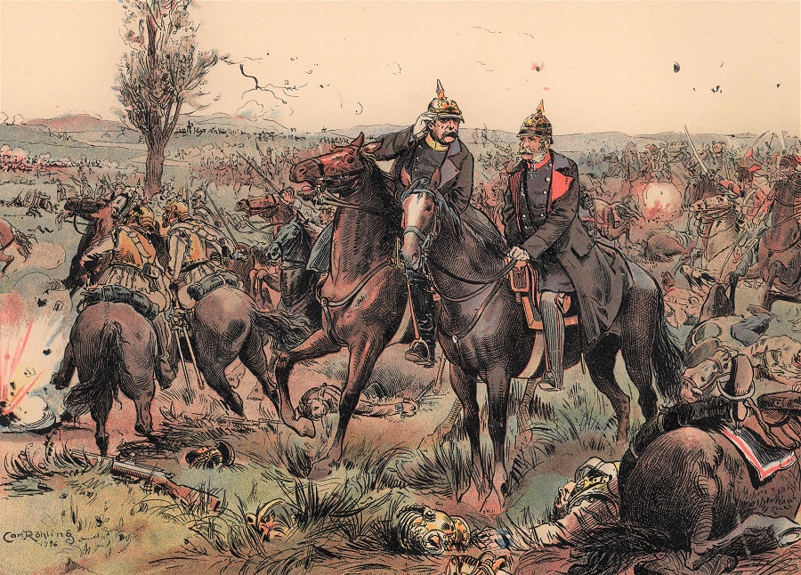 Bismarck at Wilhelm Koeniggraetz