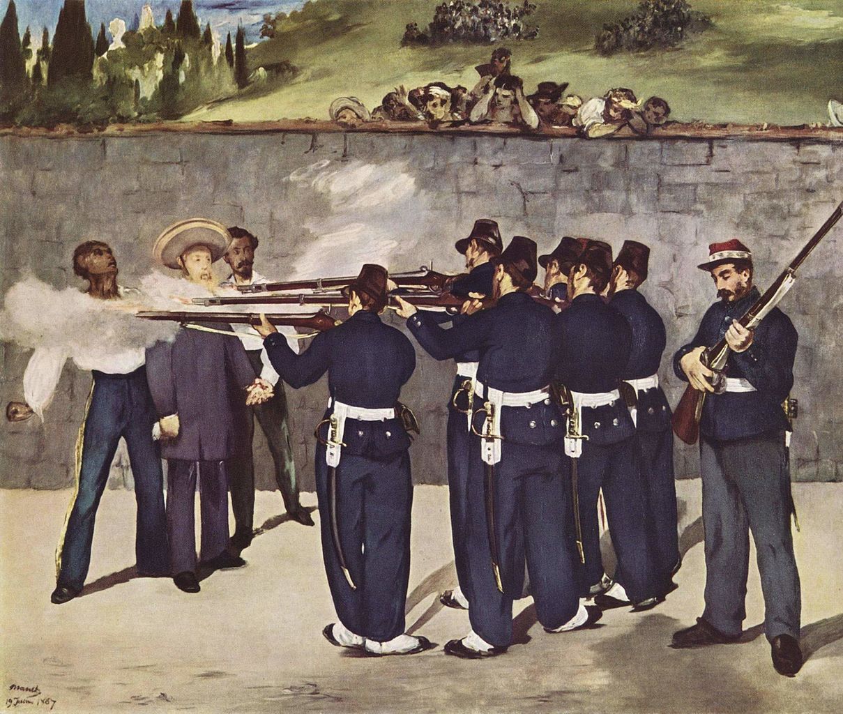 Edouard Manet Excution ng Emperor Maximilien ng Mexico