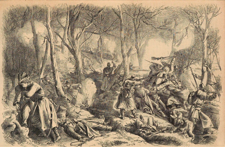 Schlacht bei Vejle Gartenlaube Nr16 1864