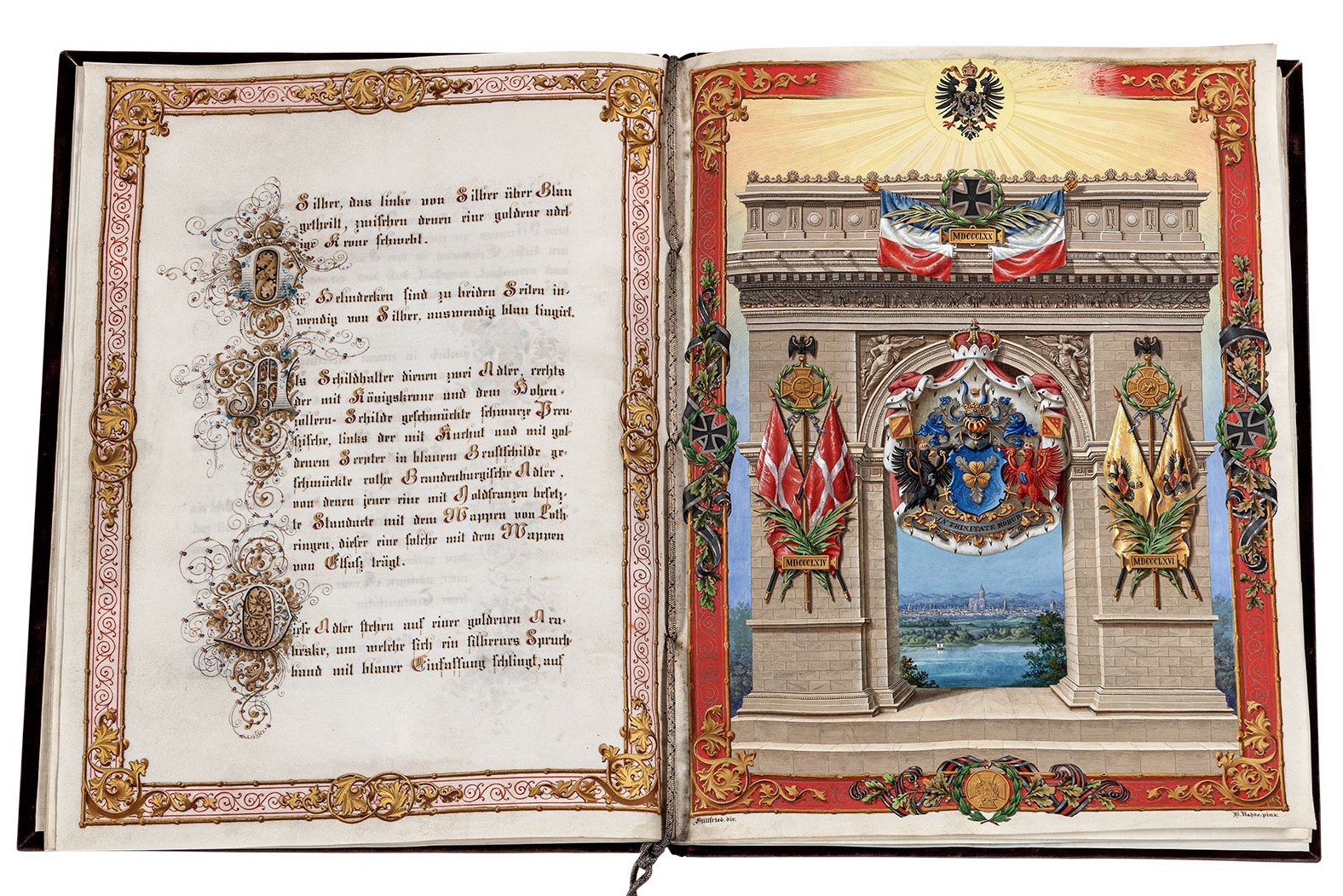 1871 01 Bismarck Fuersten Diplom