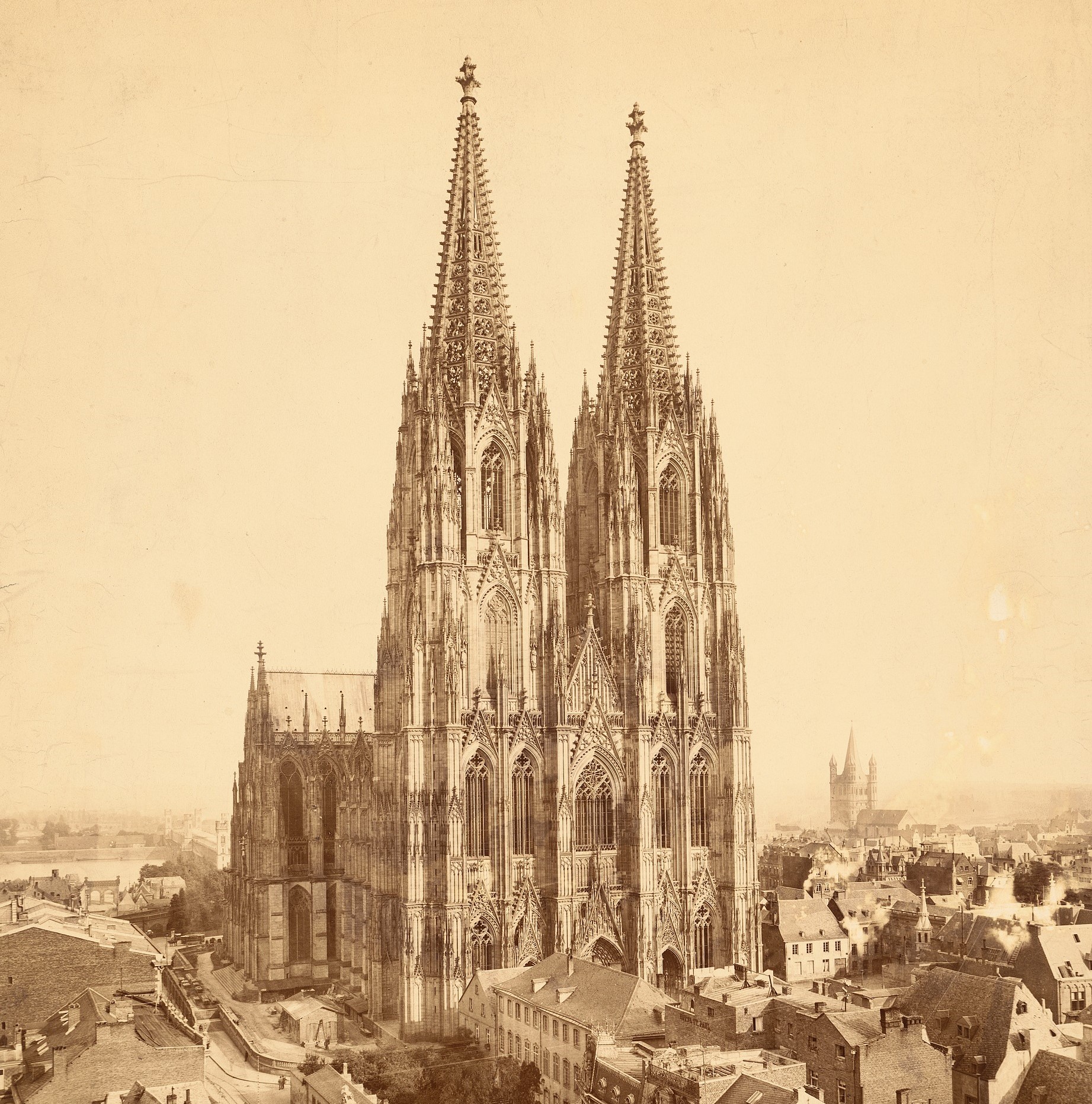 Köln Katedrali 1880 Architekturmuseum TU Berlin