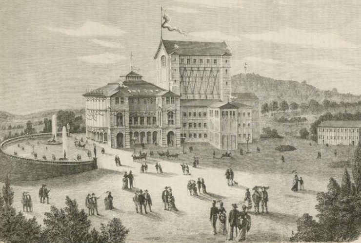 Festspielhaus Bayreuth pavilonja 1873