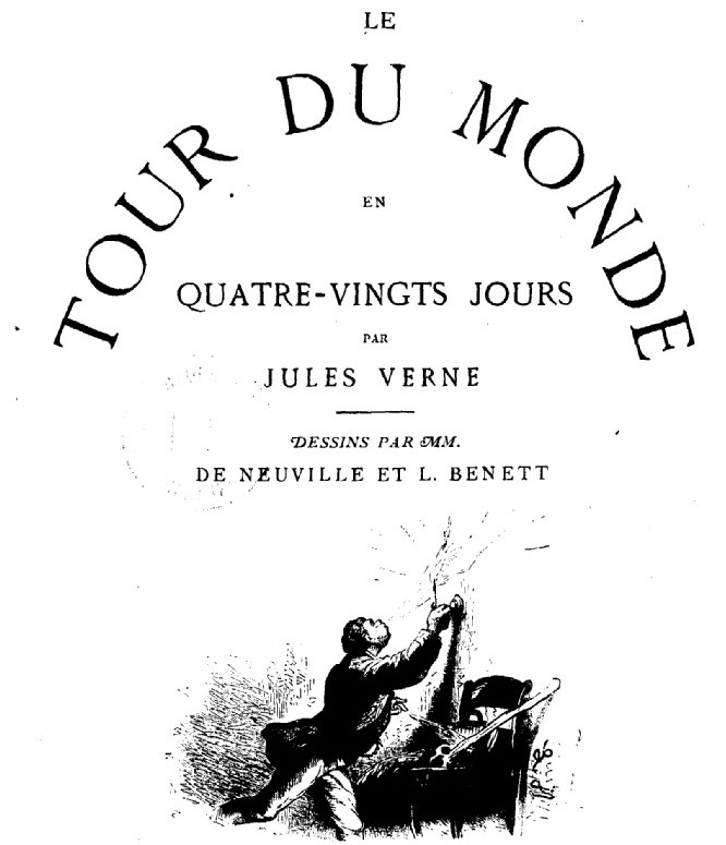 Le tour du monde Verne Jules 1 BNF kamu malı