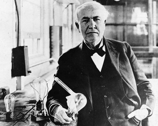 Thomas Edison bombilya a