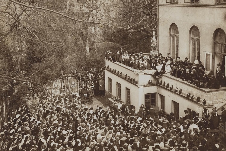 1895 04 01 Bismarck Geburtstag in Friedrichsruh