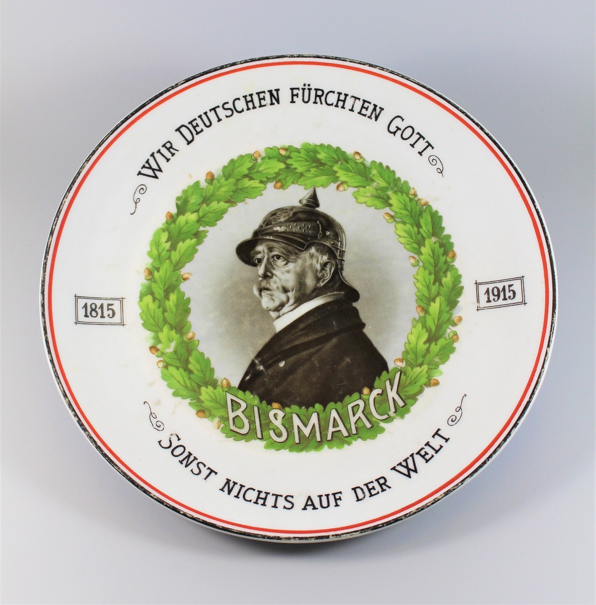 Bismarck plate 100 birthday