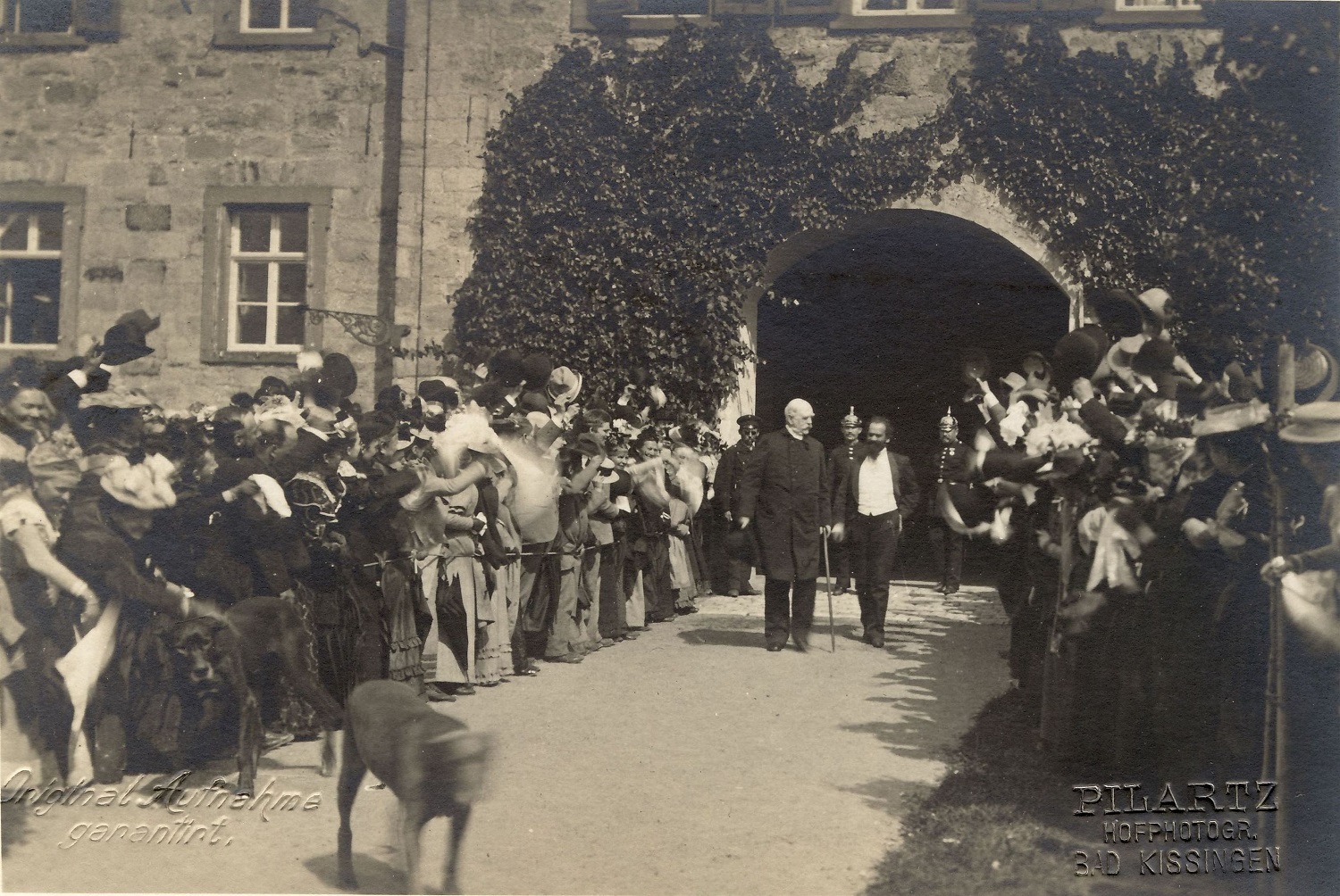 Bismarck Schweninger Hof Obere Saline 1892 Városi Archívum Bad Kissingen