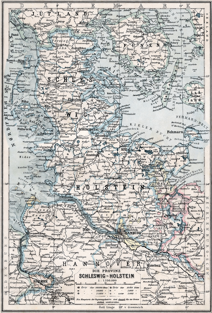 Provinz Schleswig Holstein 1905