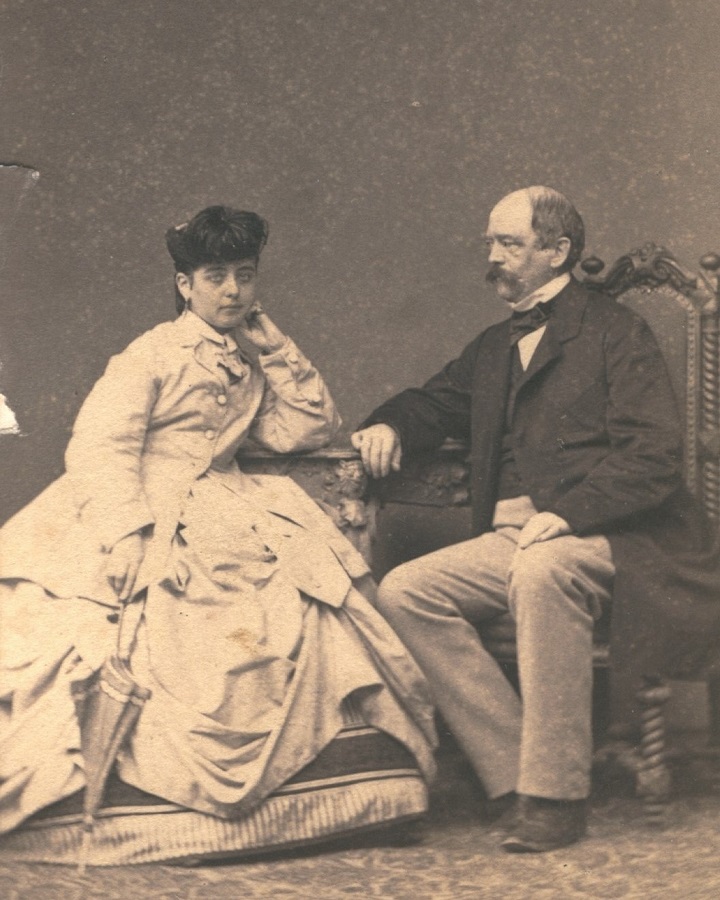 1865 1 Bismarck und Pauline Lucca