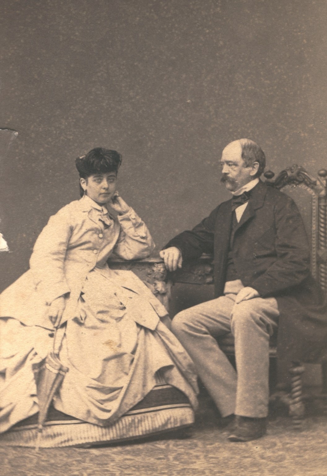 1865 Bismarck und Pauline Lucca