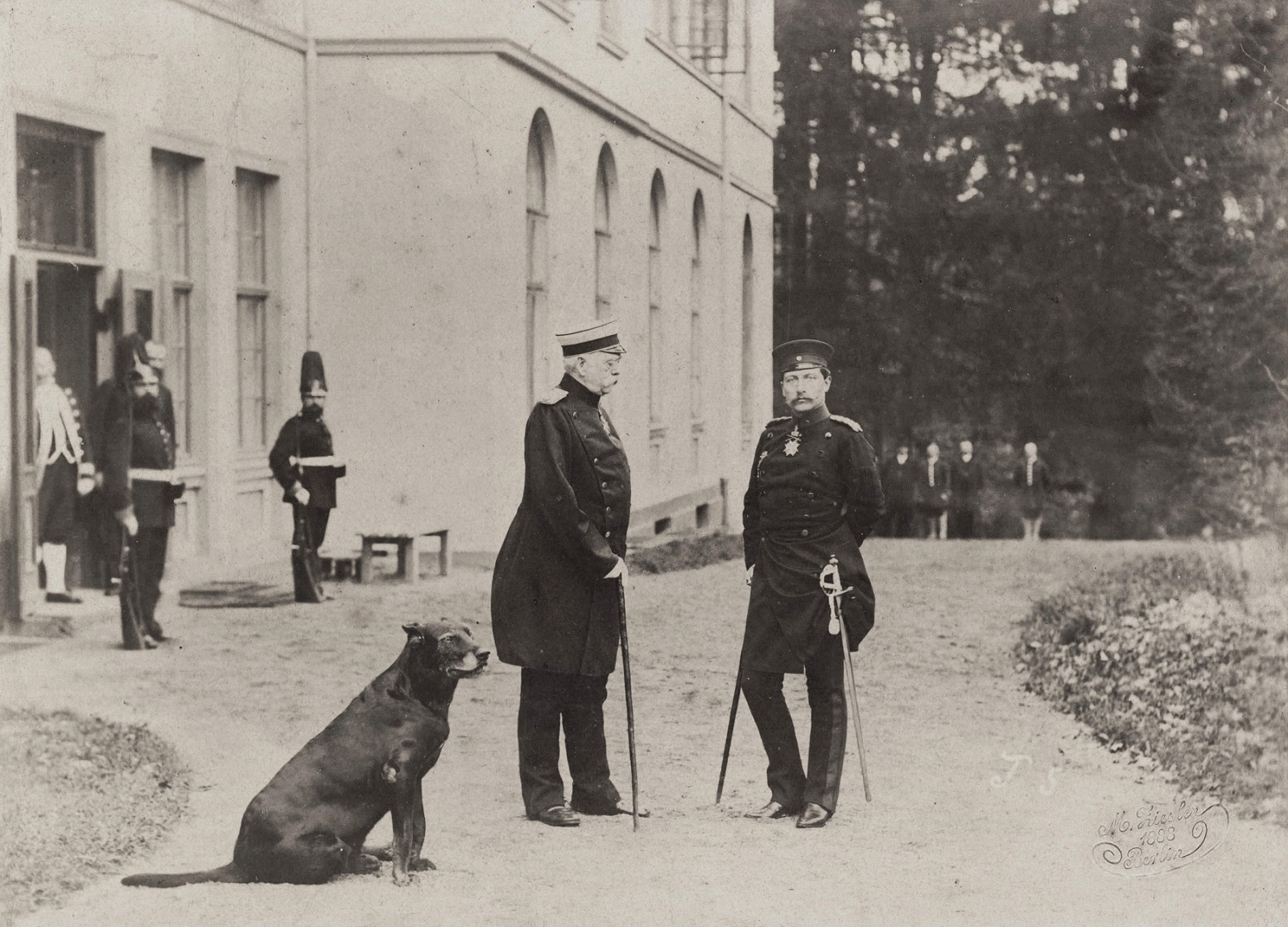 1888 WilhelmII in Friedrichsruh