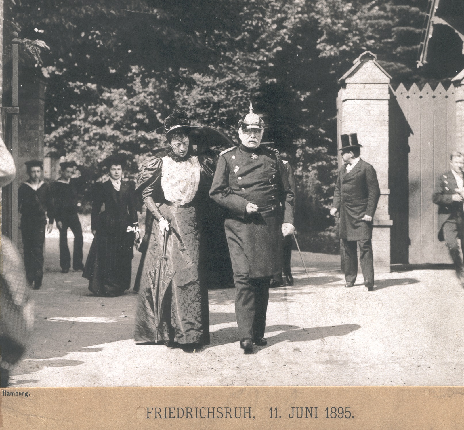 1895 06 11 Bismarck und Charlotte von Meiningen Sachsen