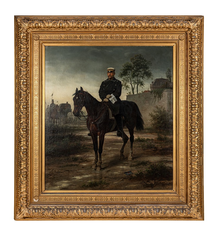 1870 Otto gróf Bismarck Versailles előtt