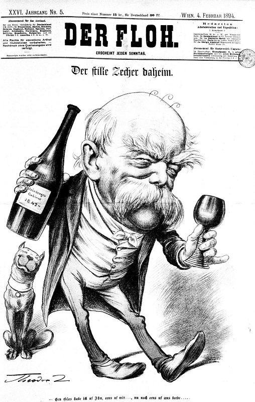 1894 Bismarck Weingenuss Der Floh