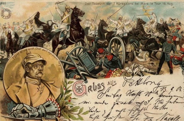 1903 postcard Bismarck German French War a