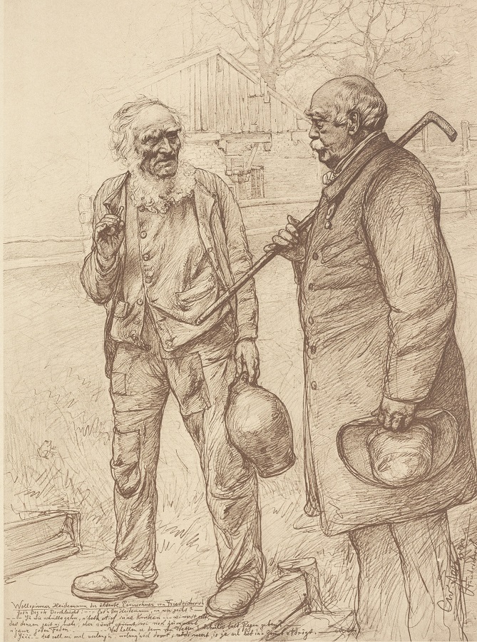 1892 Wollspinner Heidemann Bismarck Friedrichsruh CWAllers a