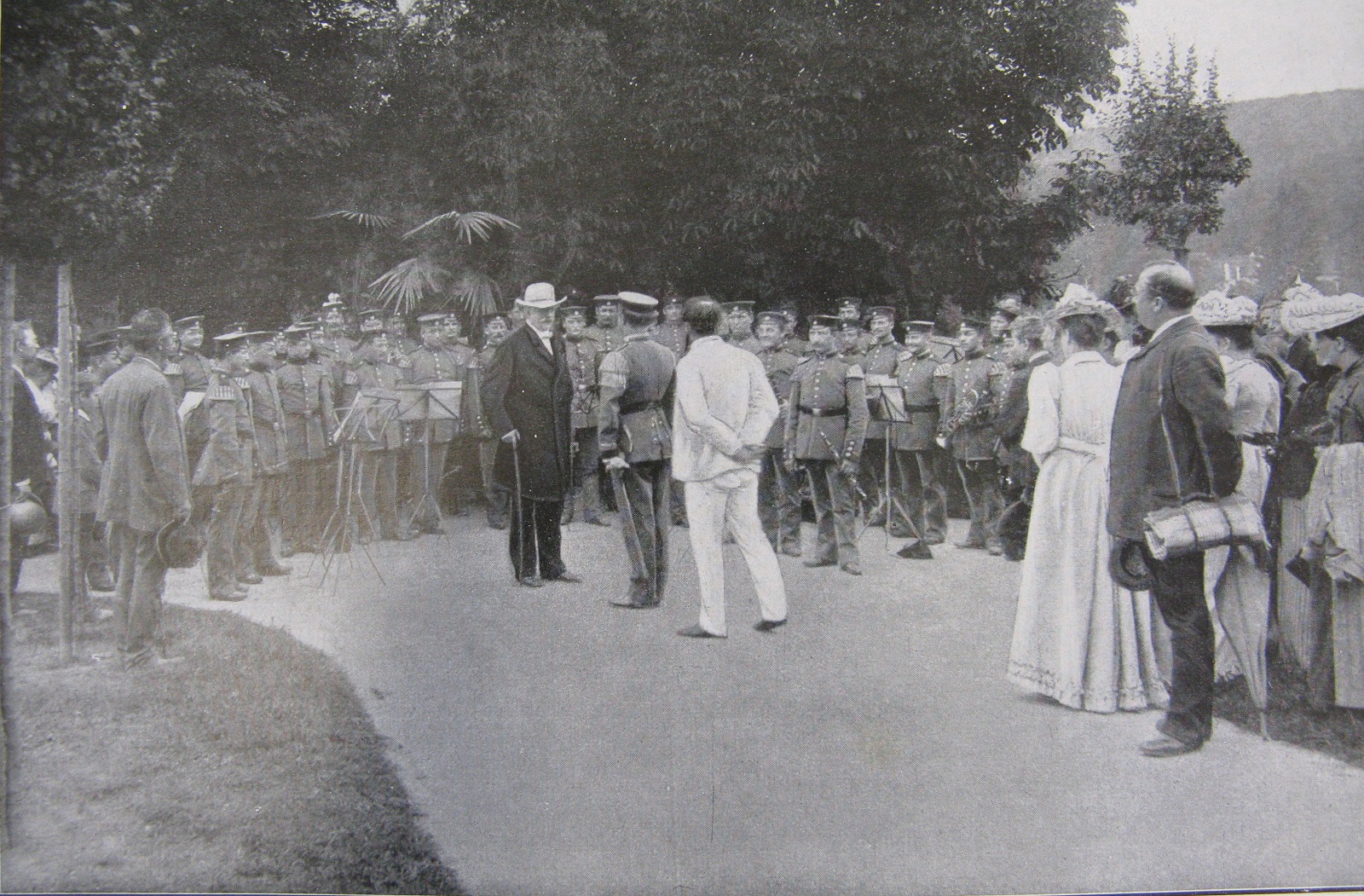 Bismarck a kissingeni gyógyfürdőben