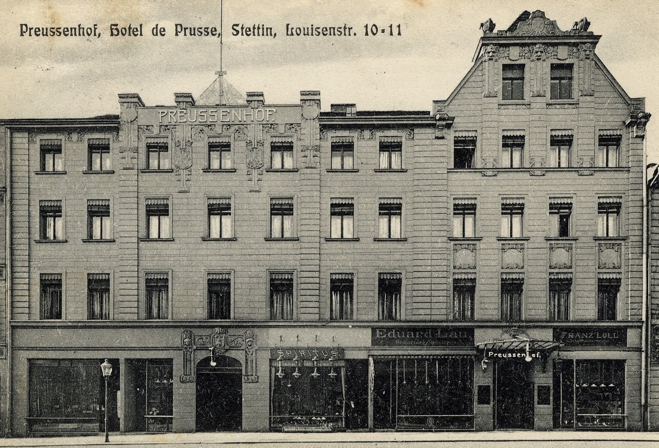 Stettin Hotel Preussenhof