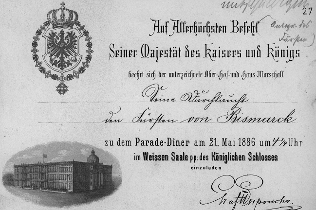 25 Einladung ParadeDiner1886 Vorderseite A28 27