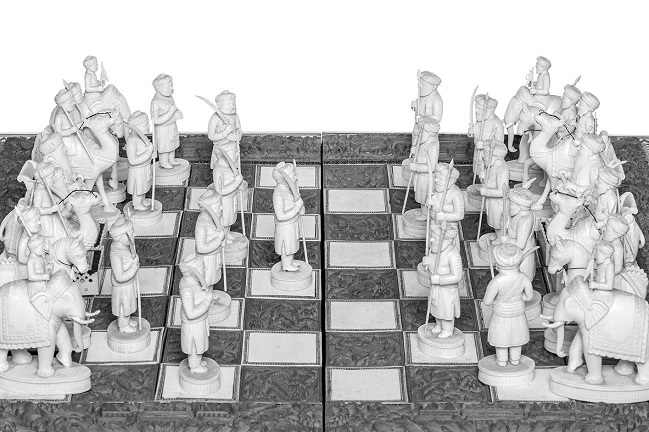 86 Indisches Schachspiel